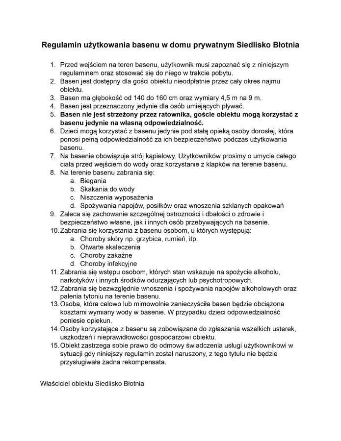 Siedlisko Blotnia Villa Mierzeszyn Eksteriør bilde